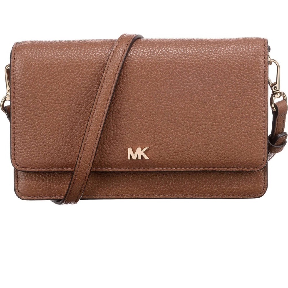 Michael Kors smartphone burgundy leather crossbody